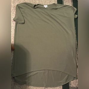 Lularoe Carly size L. Army green color